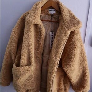 I.AM.GIA Tan Teddy Coat